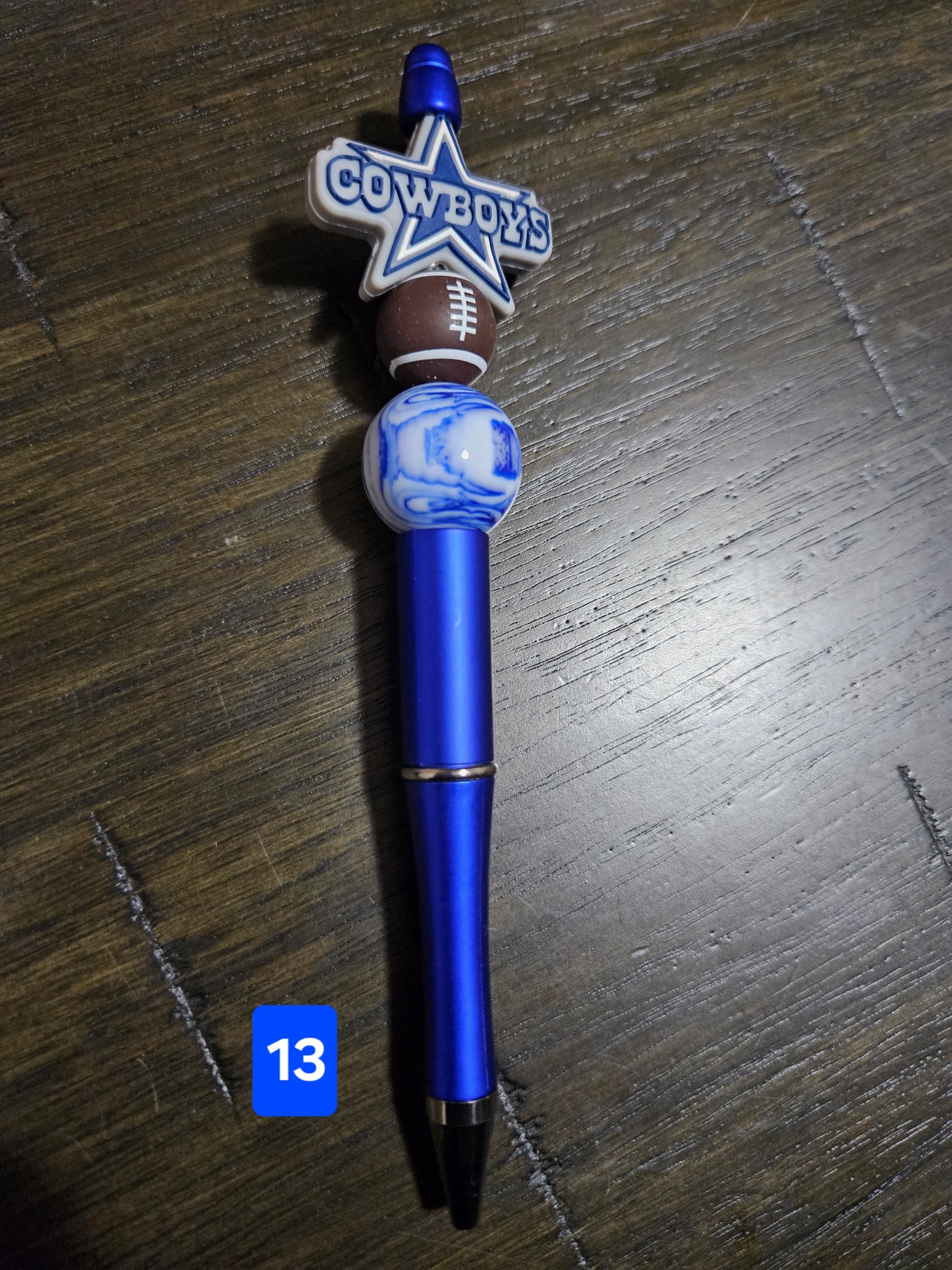 Dallas Cowboys Beaded Pens