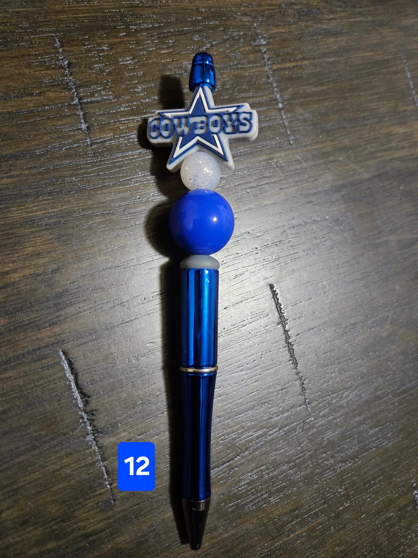 Dallas Cowboys Beaded Pens