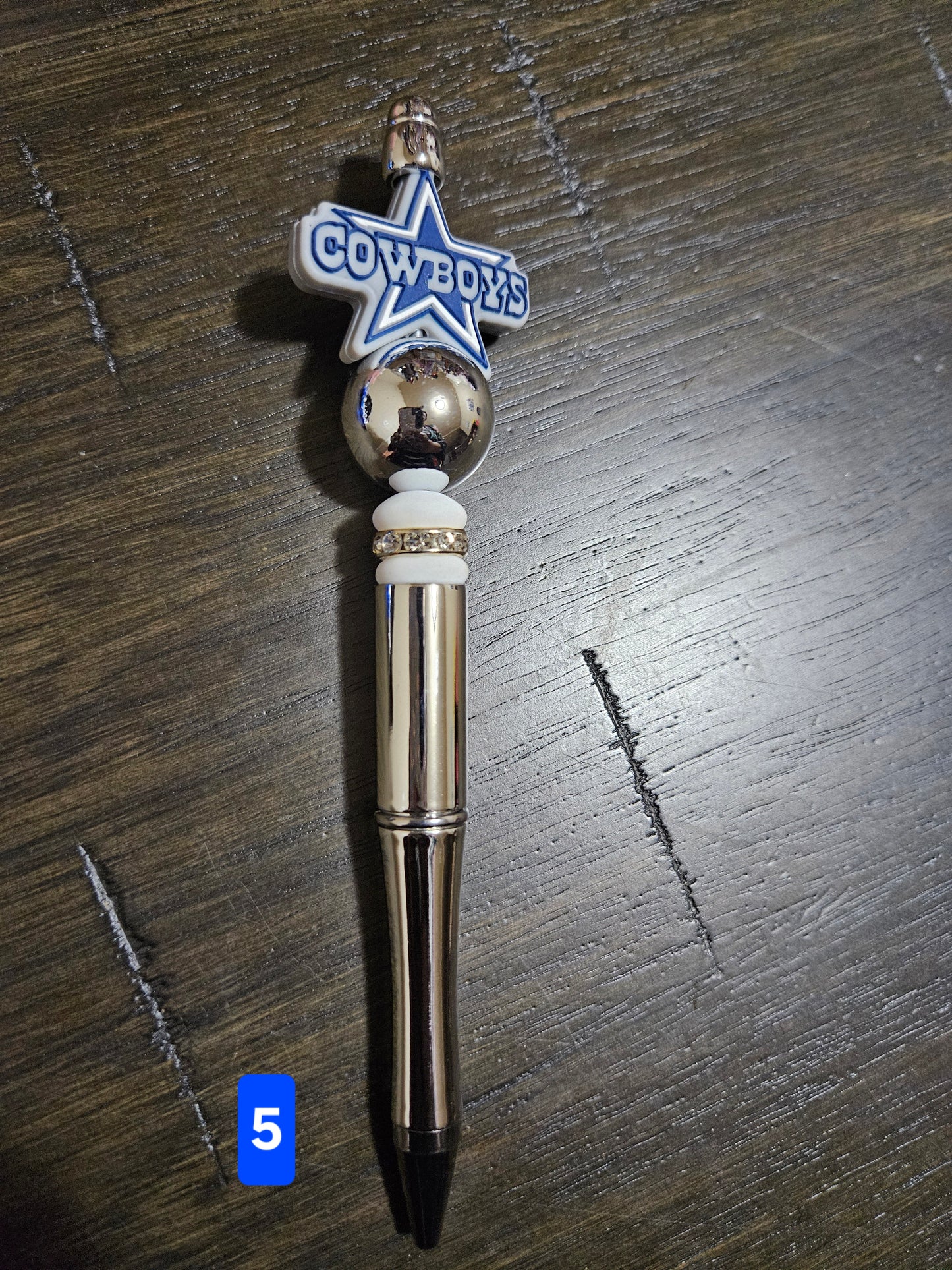 Dallas Cowboys Beaded Pens