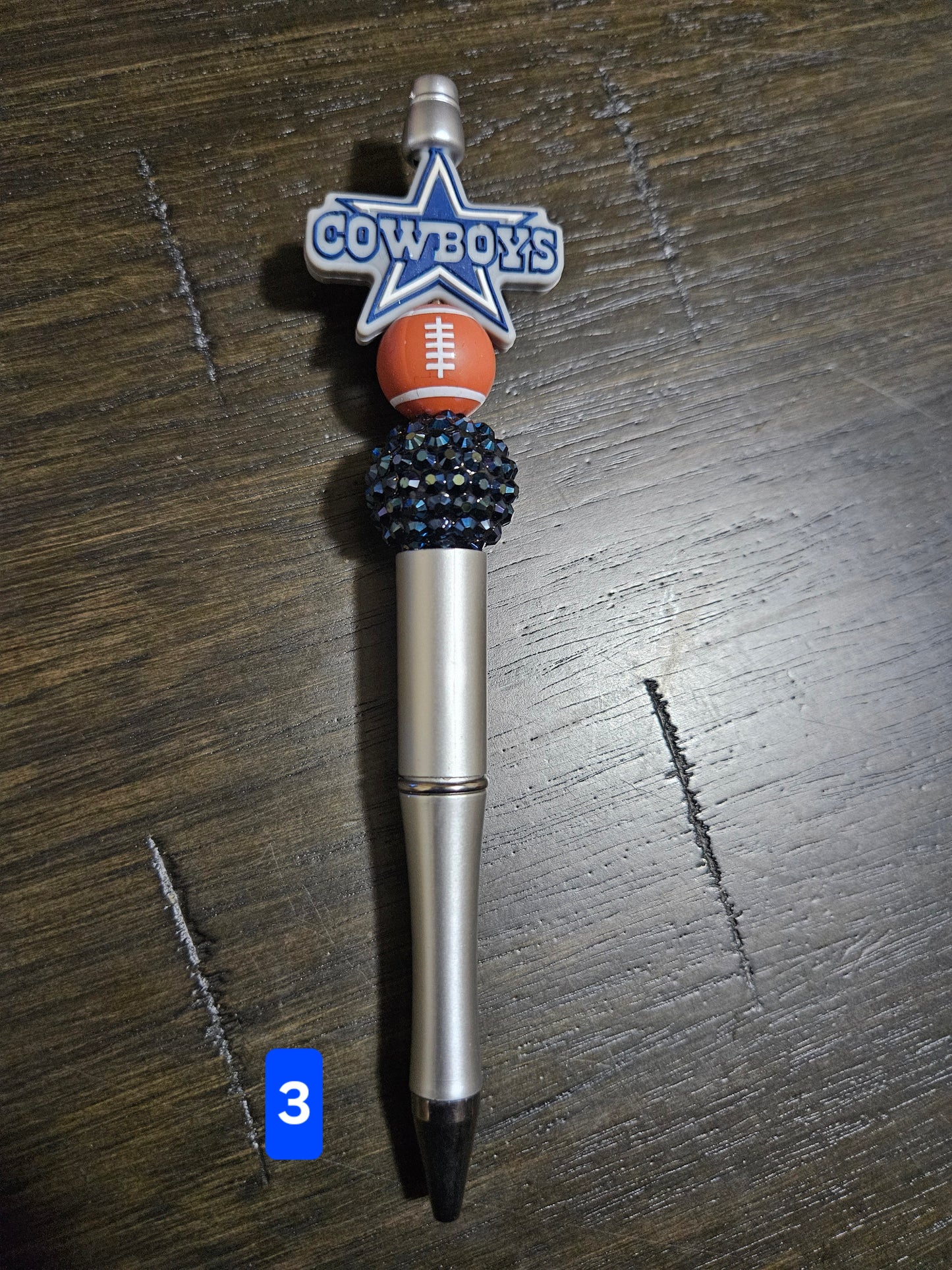 Dallas Cowboys Beaded Pens