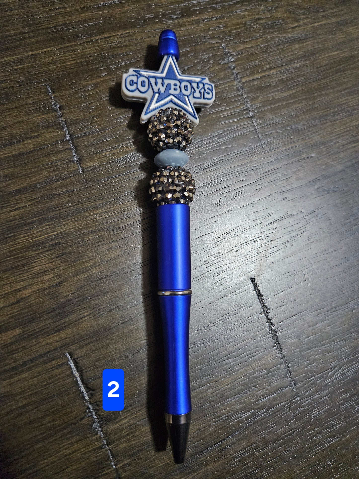 Dallas Cowboys Beaded Pens