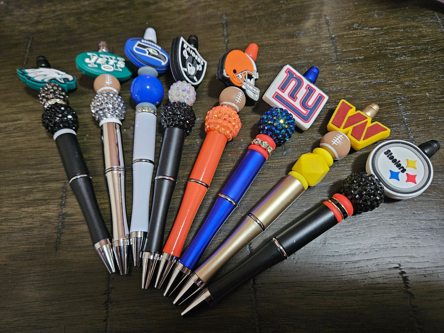 NFL Teams Beaded Pens