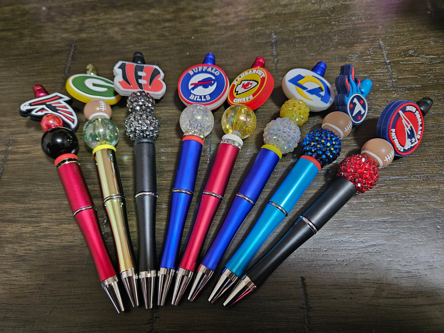 NFL Teams Beaded Pens