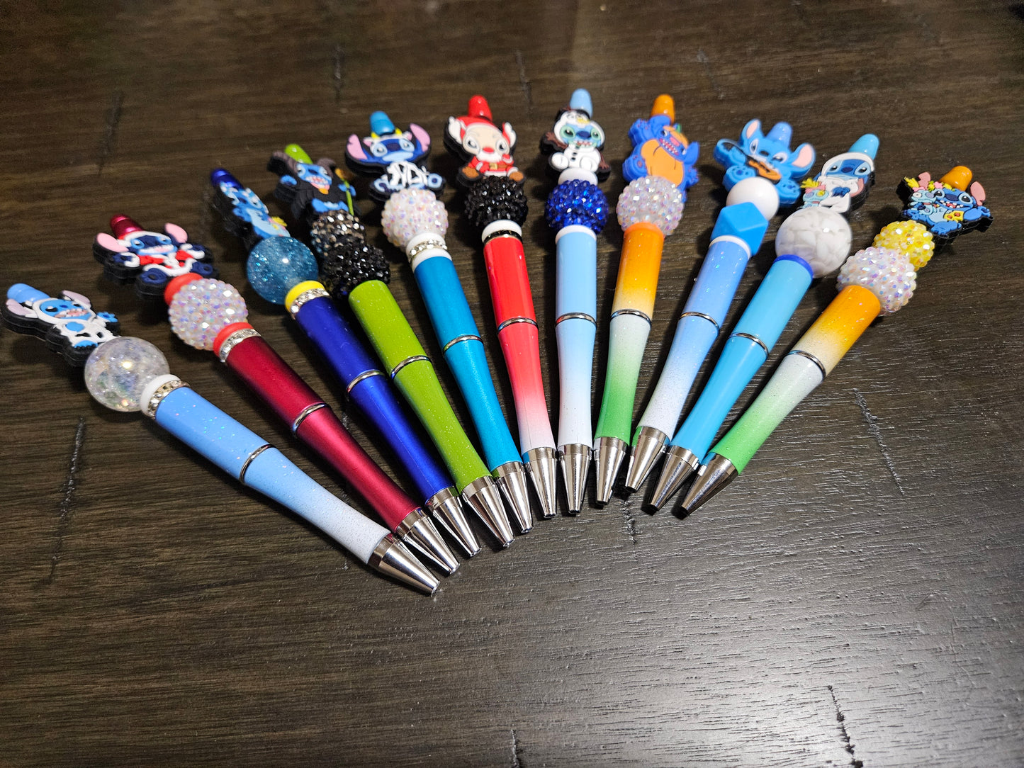 Little Blue Character Beaded Pens