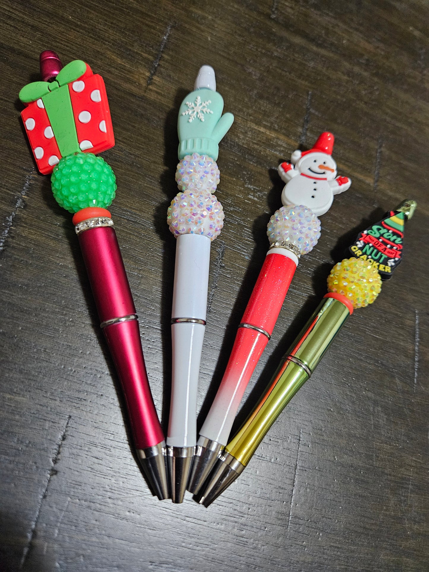 Christmas Beaded Pens