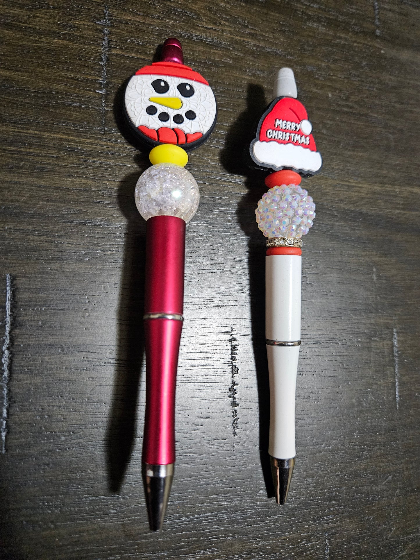 Christmas Beaded Pens