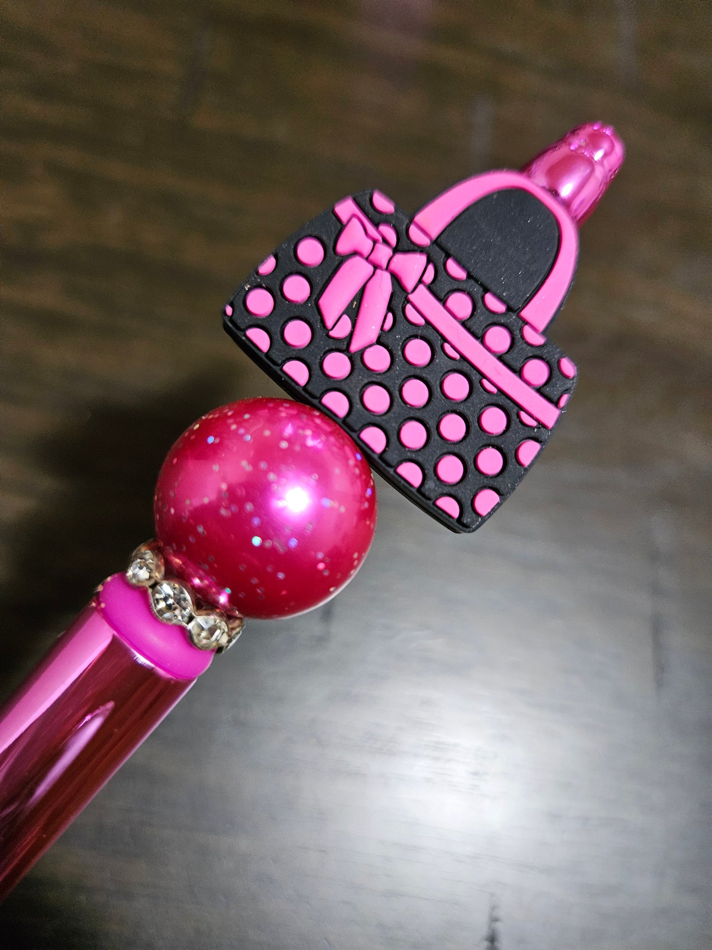 Polka-Dot Purse Beaded Pens