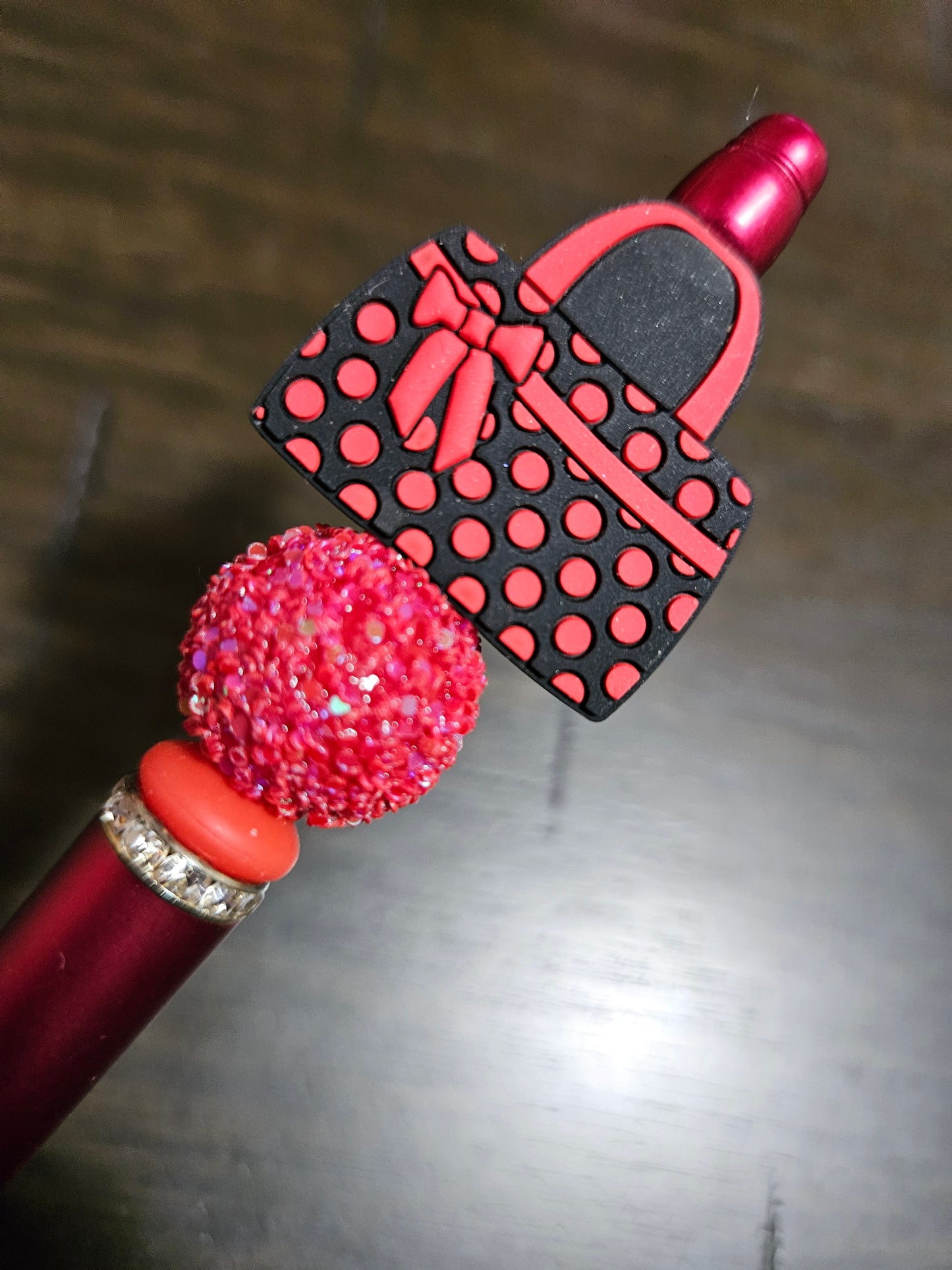 Polka-Dot Purse Beaded Pens