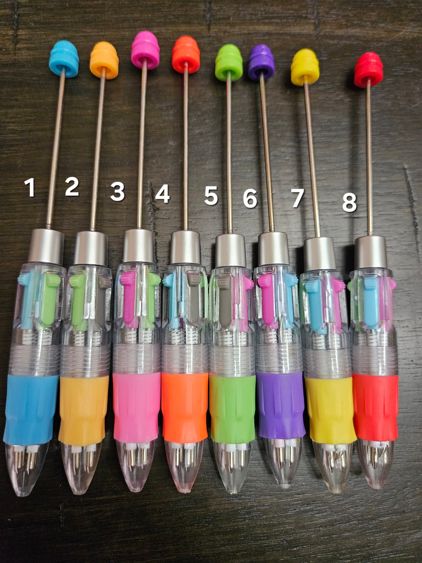 Multi-ink Beadable Pens