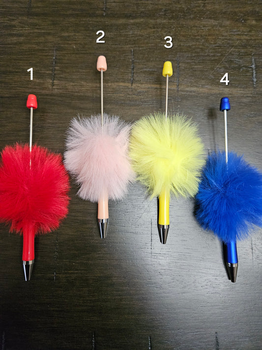 Beadable Fluffy Pens