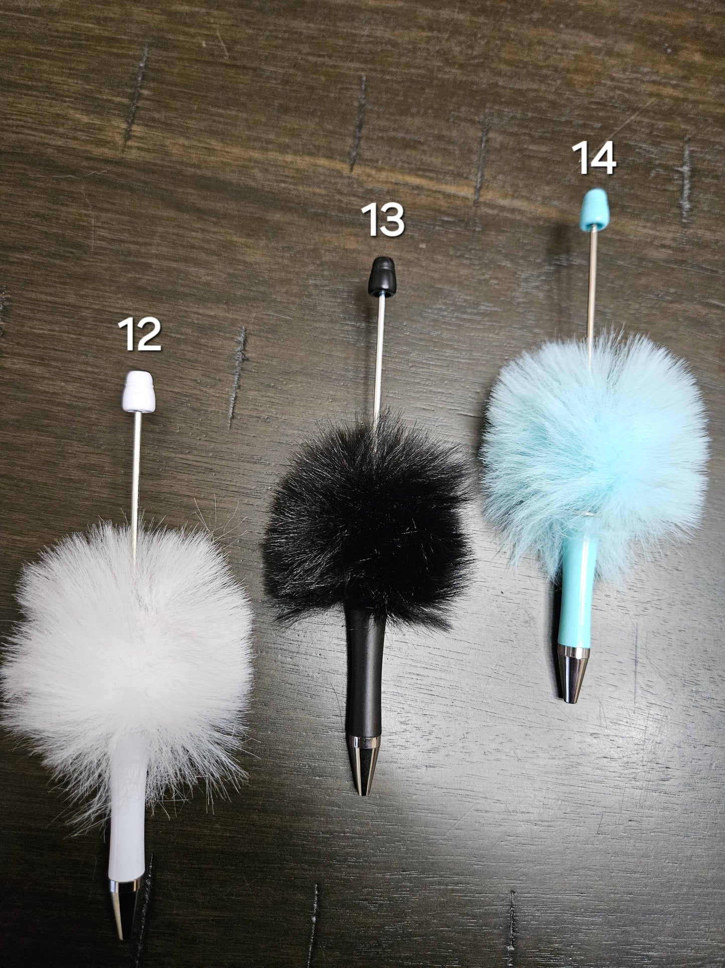 Beadable Fluffy Pens